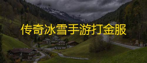 第五人格直装科技传奇冰雪手游打金服